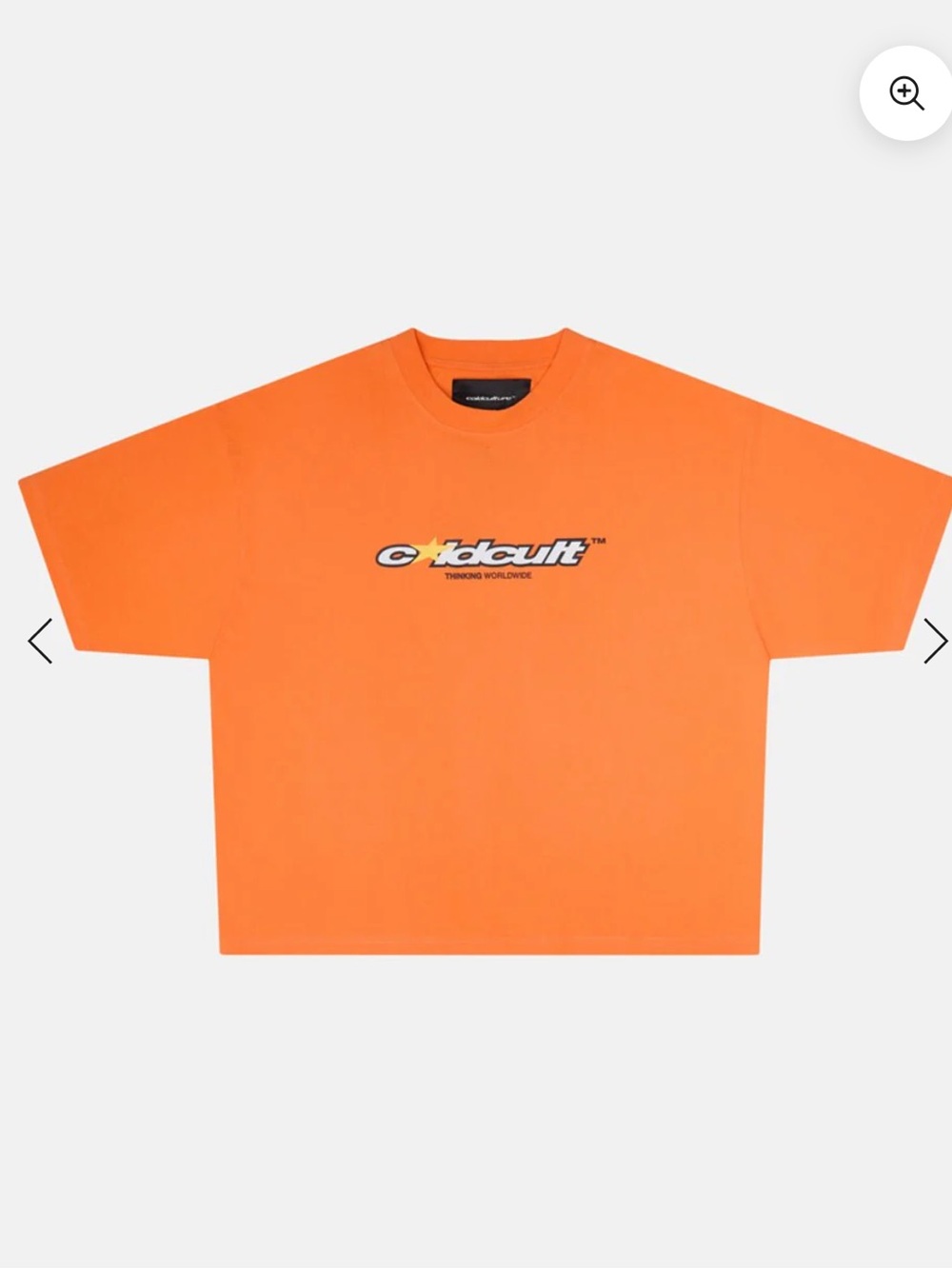 cold culture™ Orange Graphic Short Sleeve Tee